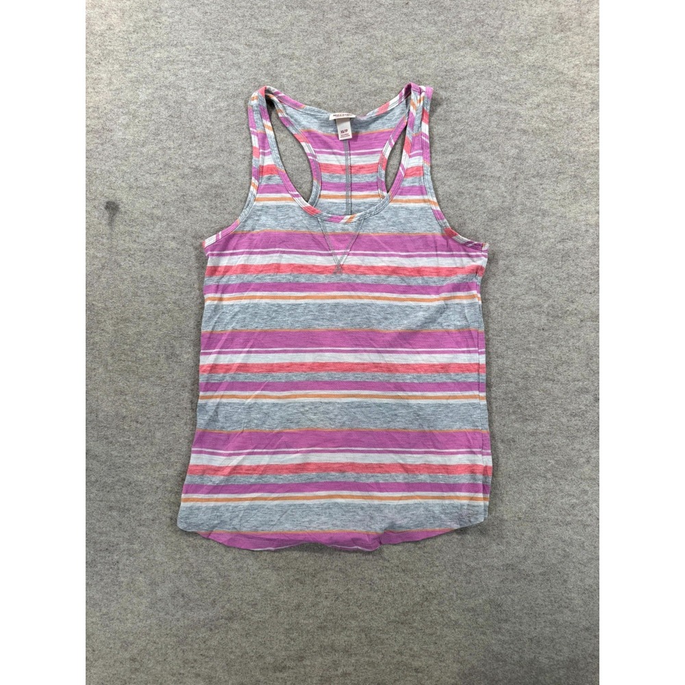 Mossimo Supply Co. Racerback Tank Top Womens XS Multicolor Striped Knit Cotton